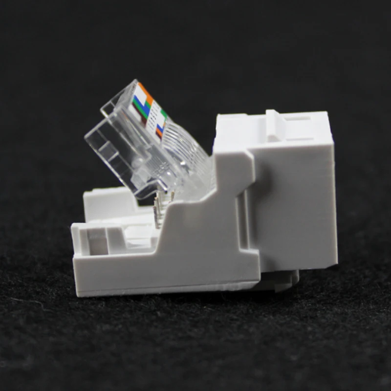 100 шт. Putian style cat5e utp keystone jack компьютерный сетевой модуль RJ45 Модуль информации