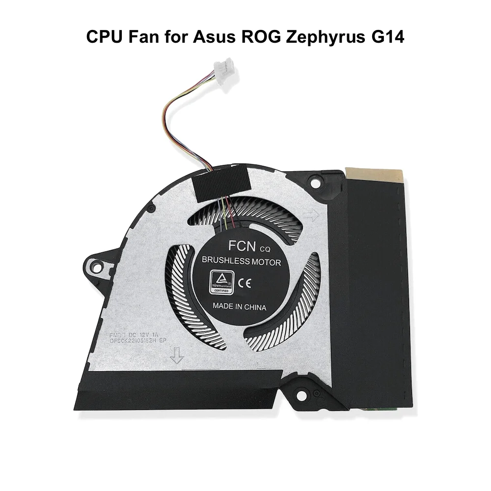 Refrigerador de Refrigeração do Ventilador de 12v Cpu Gpu Vgn para Asus Rog Zephyrus G14 Ga401i Ga401iv Peças do Computador do fã do Computador 13nr03f0ap0301 13nr03f0ap0101 Ventiladores e resfriadores - Imagem 6