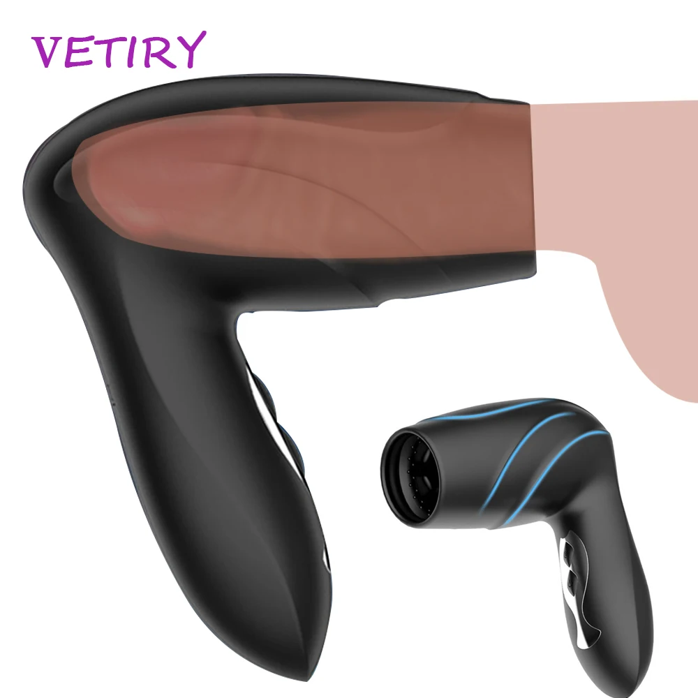 Мужской мастурбатор вибратор электрического импульса головки массажный аппарат