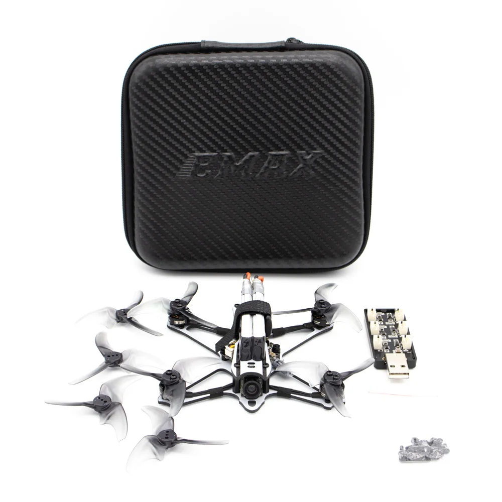EMAX FPV Бесщеточный гоночный Дрон с аэрокосмическим классом из углеродного волокна Фристайл RC Квадрокоптер Дрон BNF версия игрушки для RC начинающих