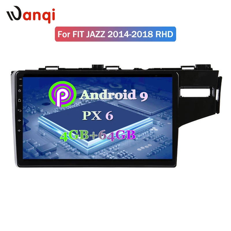 9 дюймов Android 0 Автомобильный gps навигатор для RHD Honda fit 2014-2018 Правша поддержка