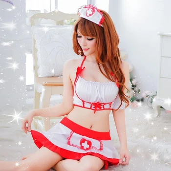 

Sexy Costumes Women Cosplay Nurse Uniform Lenceria Sexy Lingerie Hot Perspective Babydoll Chemise Erotic Lingerie For Women