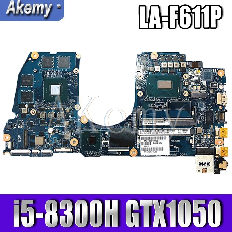 SAMXINNO CAL53 LA-F611P Laptop motherboard For DELL G3 15-3579 3579 original mainboard i5-8300H GTX1050 | Компьютеры и офис