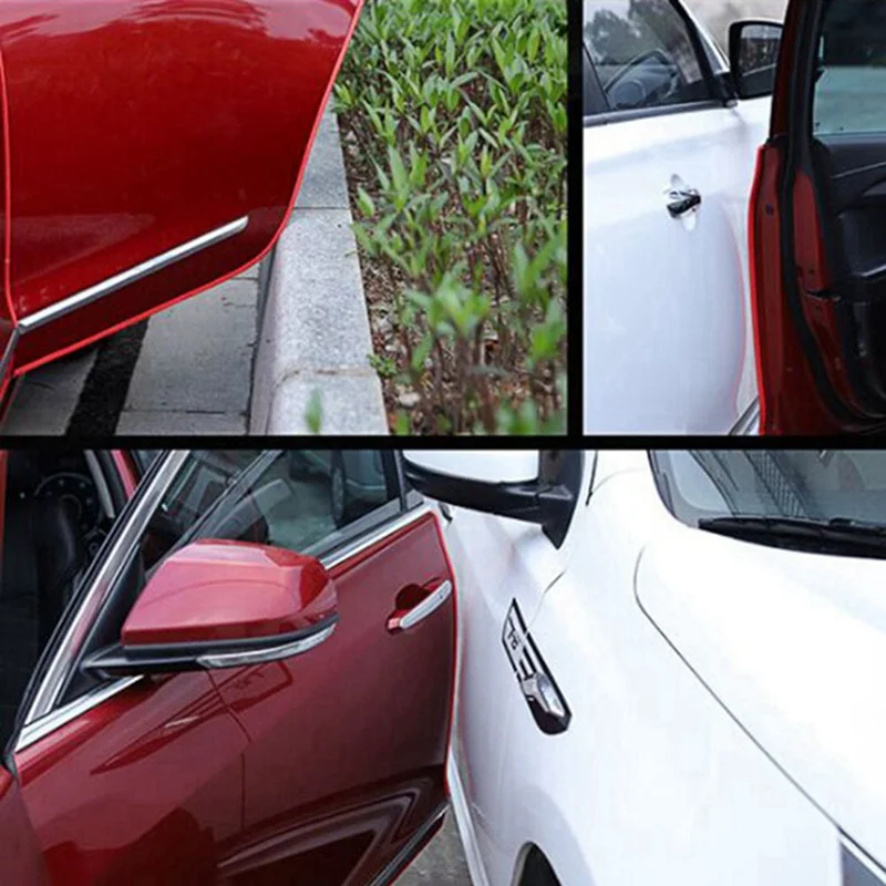 5M Universal Car Door Edge Guards Trim Molding Protection Strip Scratch Protector For Toyota Suzuki Kia Car Styling