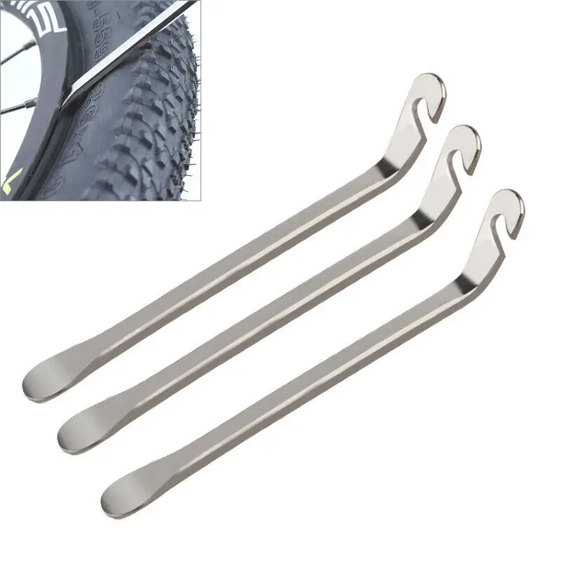 3PCS Bicycle Tyre Lever Tube Repair Service Carbon Steel Heat Treatment Cycling Tool Bike Tire Opener Crow Bar Remover