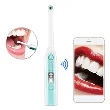 Беспроводной Wifi оральный стоматологический эндоскоп 8 регулируемых светодиодных фонарей интраоральная камера HD видео для ios android эндоскоп для осмотра зубов