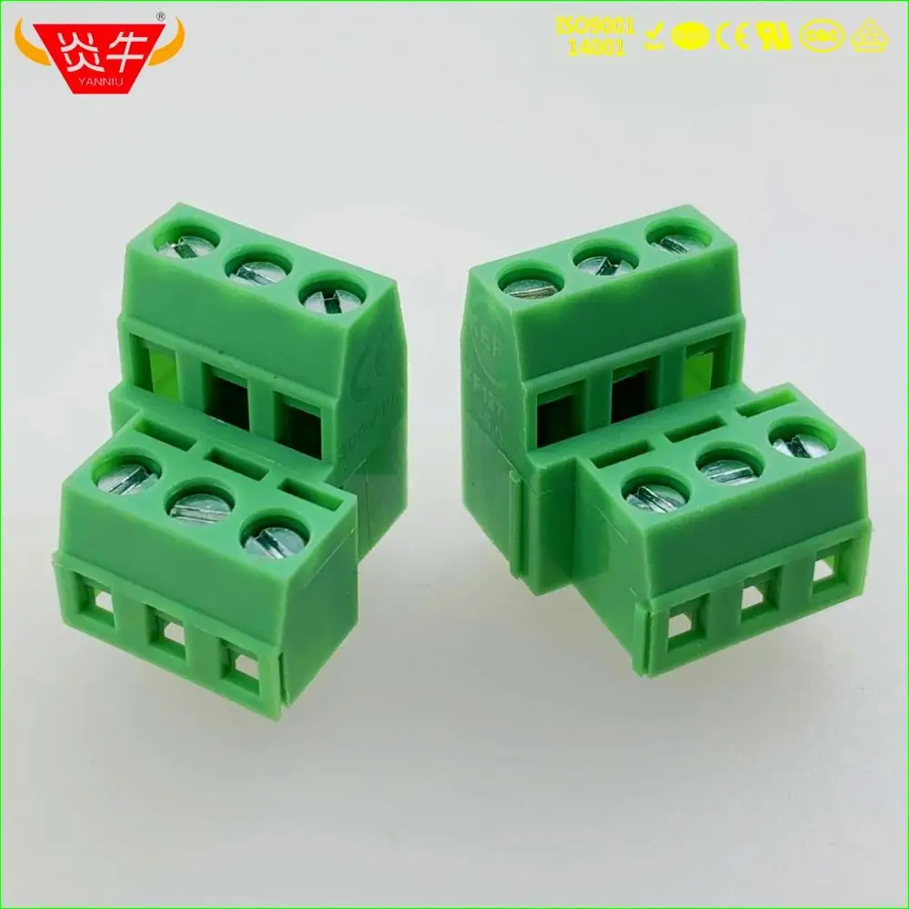 KF127A 5,0 2P 3P двухрядные PCB универсальные Винтовые клеммные блоки DG127A 5,0 мм 2PIN 3PIN MKKDSN 1,5/2-5,0-1726037 Феникс дегсон