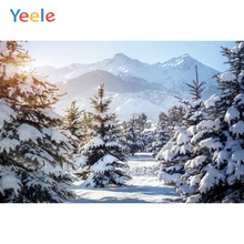 Виниловый фон для студийной фотосъемки с изображением Yeele рождественской елки Снежной Горы зимней детской вечеринки на день рождения