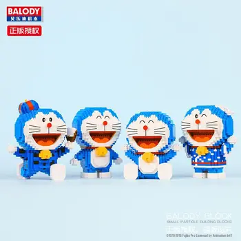 

Balody Cartoon Blocks Doraemon Auction Figures Anime building Plastic blocks juguetes Girls toys For Children Gifts 16130