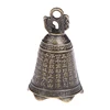 Alloy Bronze Antique Bell Chinese Mini Sculpture Pray Guanyin Buddha Bell Shui Feng Bell 4