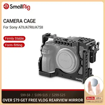 

SmallRig A7M2 Camera Cage For Sony A7MII/A7II/a7RII/a7SII Aluminum Alloy DSLR Camera Cage Rig To Mount Tripod Monitor -1982