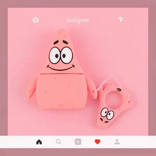 3D Силиконовый мультяшный чехол с переключателем для air pods 1 2 Чехол для наушников для Apple Airpods Силиконовые чехлы милый чехол NS