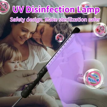 

Portable Handheld Usb Uv Sterilizer Ultra Violet 3w 12 Led Light Lamp Home Travel Hotel Handheld Disinfection Bactericidal Lamp