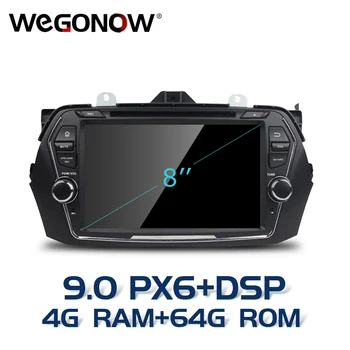 

PX6 DSP Android 9.0 Octa Core 64GB ROM For SUZUKI CIAZ 2015 2016 2017 Car DVD Player GPS navi Map RDS Radio wifi 4G Bluetooth5.0