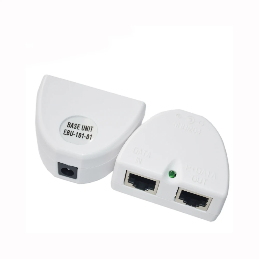 Белый 1 порт 10/100 настенное крепление питания через Ethernet PoE инжектор-источник питания в комплект не входит: POE-1-WM