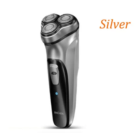 Silver Xiaomi Mijia Enchen BlackStone 3D умная Бритва для электробритва для мужчин, моющаяся, type-C, USB перезаряжаемая бритва, машинка для бороды, подарок - Цвет: Silver