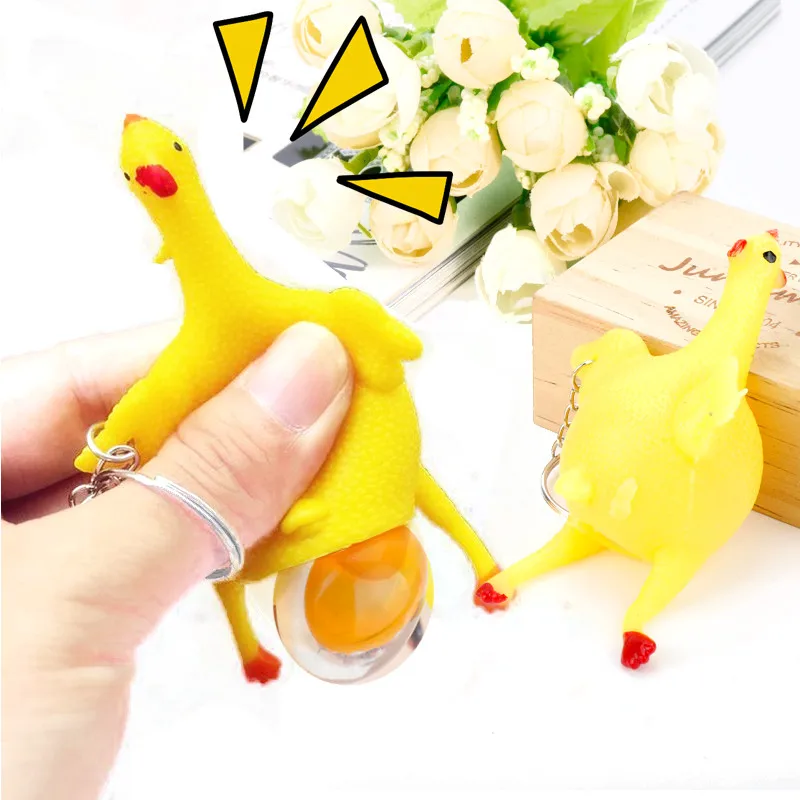 Забавный брелок розыгрыш хитрый игрушка для куриных яиц искусственная наседка