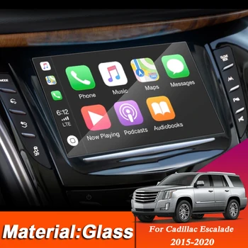 

Car Styling Dashboard GPS Navigation Screen Glass Protective Film Sticker For Cadillac Escalade 2015-2020 Control of LCD Screen