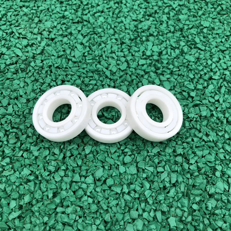 4pcs/10pcs R8 ZrO2 풀 세라믹 볼 베어링 12.7x28.5x7.938 / 6.35mm 인치 지르코니아 세라믹 깊은 홈 볼 베어링