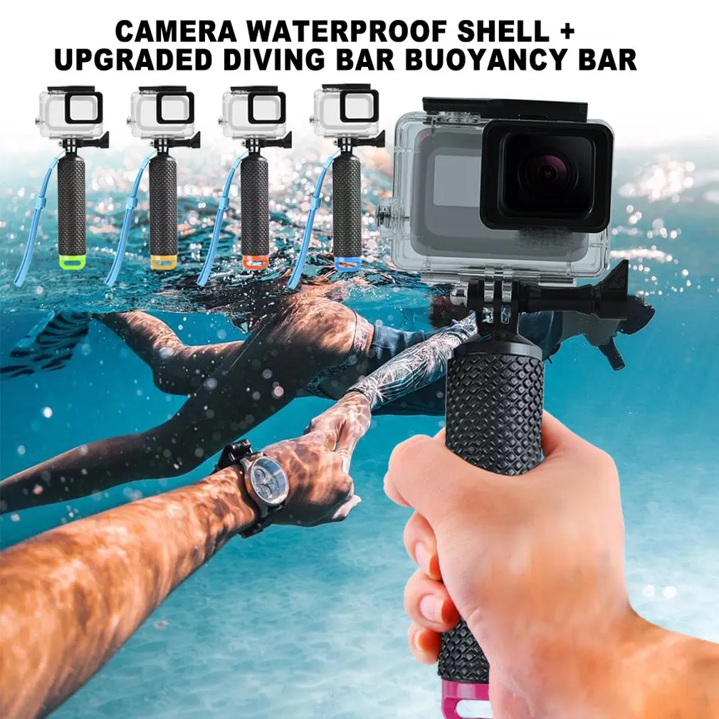 Sports Camera Waterproof Shell Protective Cover Photo Diving Stick Buoyancy Stick for GoPro Hero 7 6 5 Camera Accessories Sports Camera Waterproof Shell Protective Cover Photo Diving Stick Buoyancy Stick for GoPro Hero 7 6 5 Camera Accessories