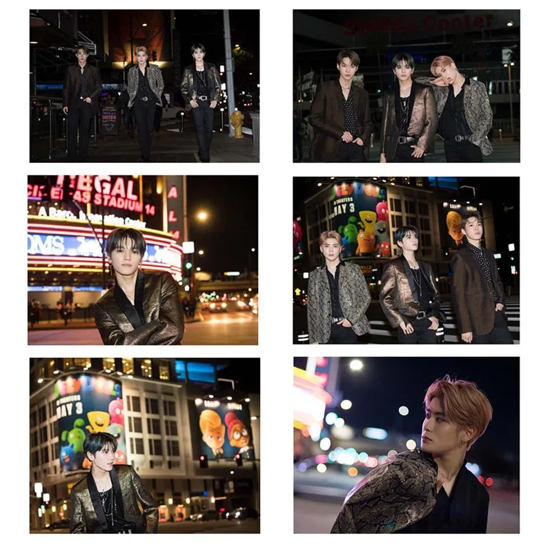 24 шт./компл. k-pop NCT 127 мини-альбом карты с кристаллами наклейки автограф фотокарты бумажные карты