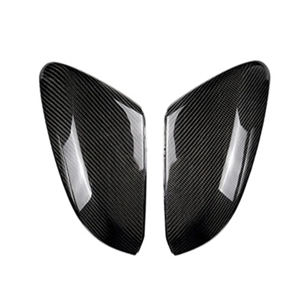 2 шт. формовочная отделка левый и правый черный внешний защитный боковой корпус автомобильные аксессуары карбоновое волокно зеркало заднего вида Крышка для Civic