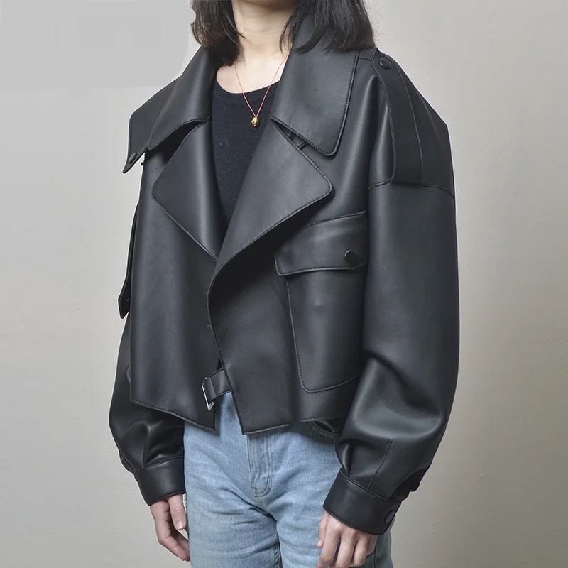 Leather Jacket Female Autumn Winter 
