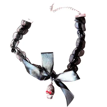 

15pcs wholesale Halloween event party supplies skull choker eyepatch skeletion bracelet ghosty dressing accessories