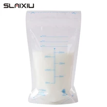 Lot de 30 sacs de congélation de lait pour bébé, sans BPA, de 200 ml,sachet de stockage des aliments, d'allaitement pratiques et confortables,