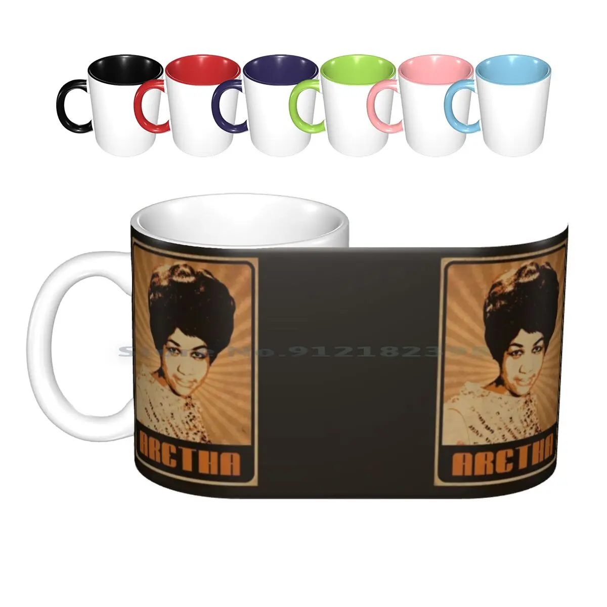 Aretha Franklin Tazze In Ceramica Tazze Da Caffè Tazza Da Tè Al Latte Aretha Franklin Aretha Franklin Soul Music Creative Trending