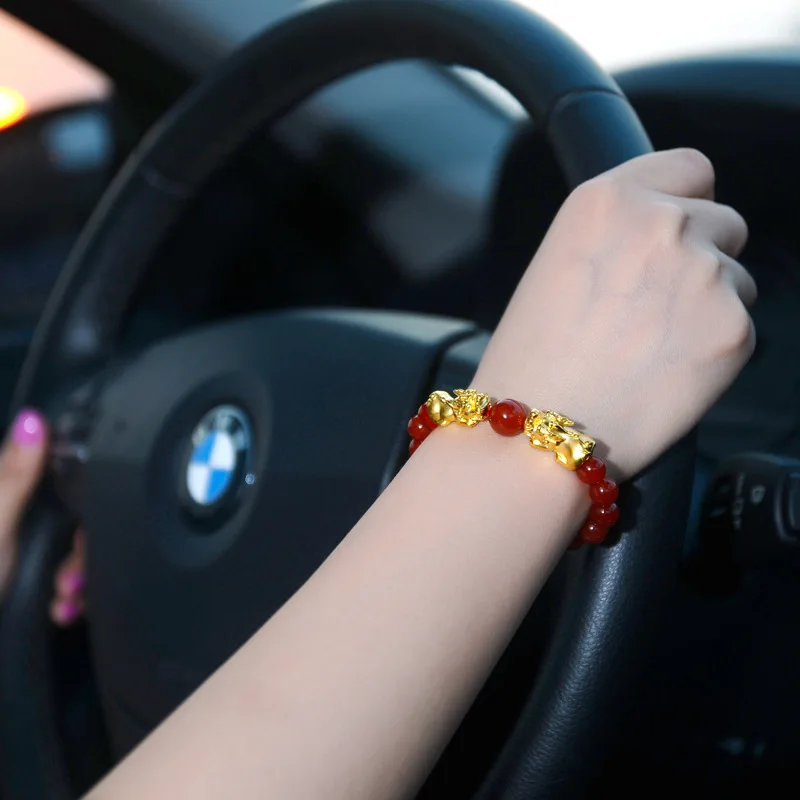 

trendty luxury Women's Unisex Stone Beads Bracelet Chinese Feng Shui Pi Xiu Bracelet Wealth Bracelet Good Luck Jewelry