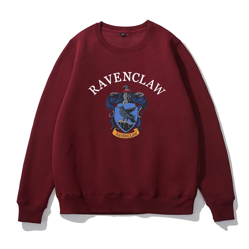 Ravenclaw Толстовка для косплея Гриффиндор джемпер свитер Гермиона Грейнджер Слизерин форменная Толстовка костюм Hufflepuff джемпер шарф - Цвет: Ravenclaw