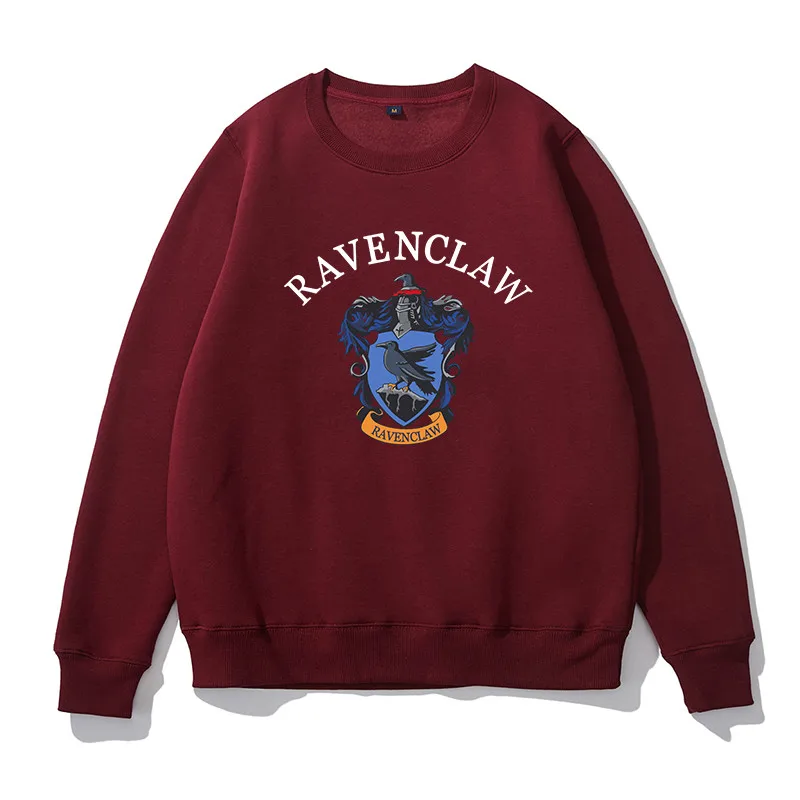 Ravenclaw Ravenclaw Толстовка для косплея Гриффиндор джемпер свитер Гермиона Грейнджер Слизерин форменная Толстовка костюм Hufflepuff джемпер шарф - Цвет: Ravenclaw