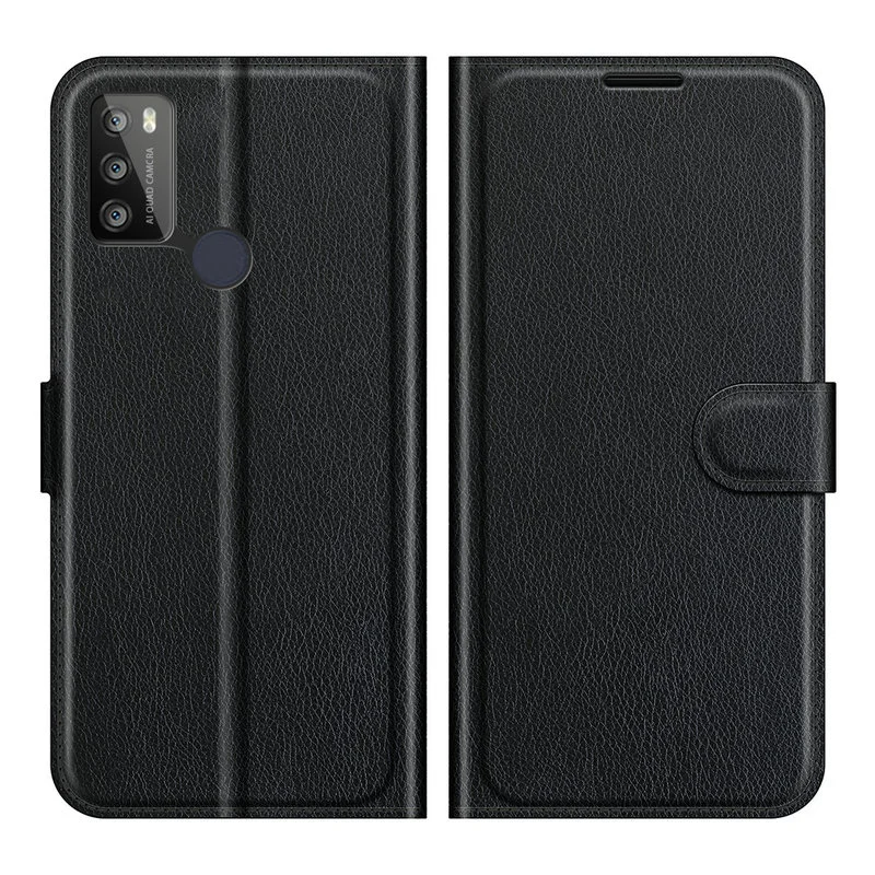 Кожаный чехол-книжка для alcatel 3L 2021 1S | Мобильные телефоны и аксессуары