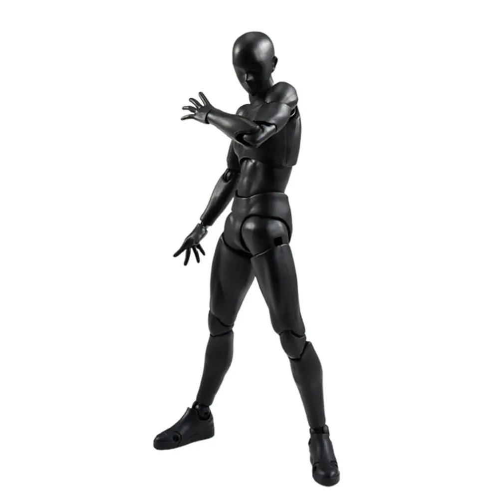 

Artistic Figure Anime Painting Black Body Figure Articulated Action Figure For Man And Woman Model Toy