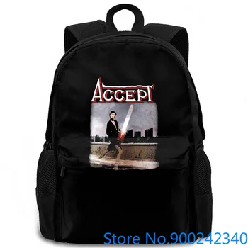 

ACCEPT ACCEPT 1979 BLACK HEAVY METAL UDO SAXON KROKUS WARLOCK Cool women men backpack laptop travel school adult