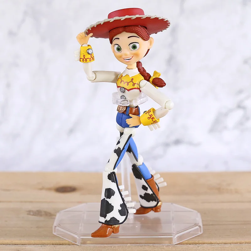 

Toy Story SCI-FI Revoltech 048 Jessie Cowgirl PVC Action Figure Collectible Toy Doll