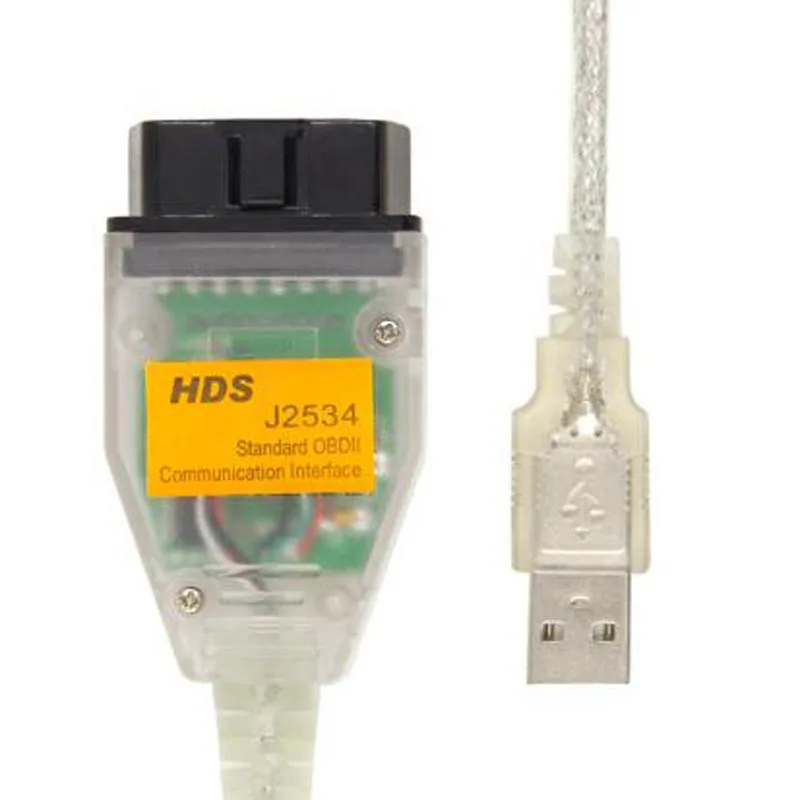 Мин VCI для HDS J2534 OBD OBD2 V2.018.013 MVCI OBDII диагностический кабель сканирования Бег по ISO и