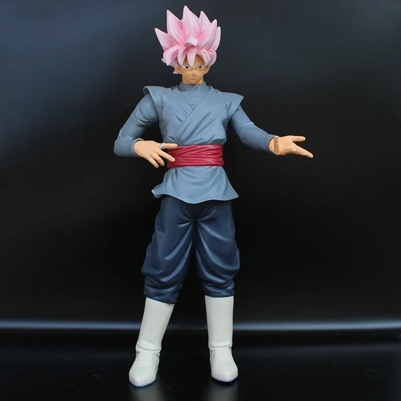 [Top] Большой размер 45 см Dragon Ball Супер Saiyan Goku черный ПВХ фигурка Сон Гоку статуя Коллекция Модель игрушки Детский подарок