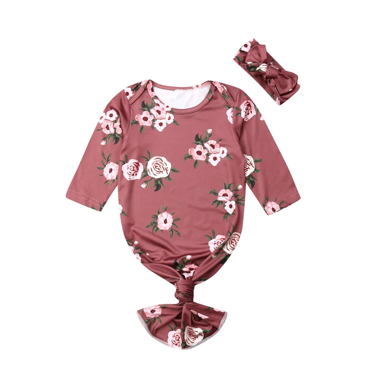 Одеяло для пеленания девочек и новорожденных, спальный мешок, муслиновые пеленки, упаковочные наборы повязок на голову - Цвет: Красный