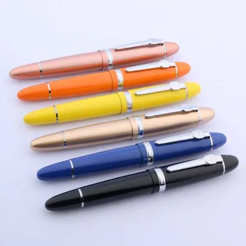 

luxury Jinhao 159 metal Fountain Pen Fude Bending Calligraphy Nib Stationery Office School Supplies Writing Gift