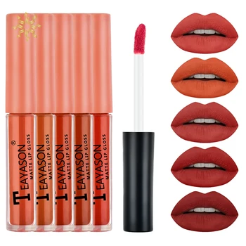 

5Pcs/Set Waterproof Lipstick Sexy Vampire Lip Stick Matte Velvet Lipsticks Lips Makeup Cosmetics Labiales Matte Long Lasting