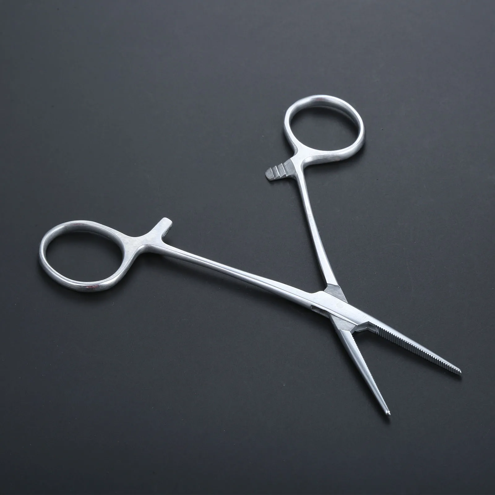 

Stainless Steel Slingshot Elastic Rubber Band Assistant Helper Tool Medical Straight Hemostat Forceps Locking Clamps Catapults