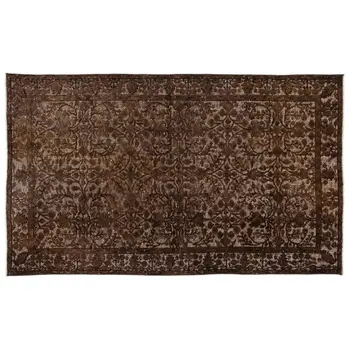 

Handmade Brown Vintage Carved English Area Rug 173x279 Cm-5'8''X9'2''