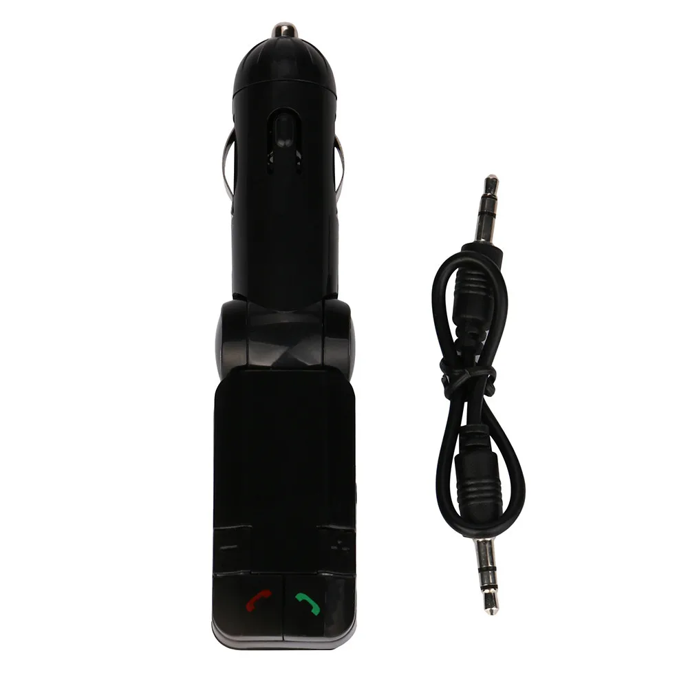 20#, автомобильный набор, Handsfree, Беспроводной Bluetooth FM передатчик ЖК-дисплей MP3 плеер USB 2.1A автомобильные аксессуары громкой связи Bluetooth гарнитура для MP3 плеер