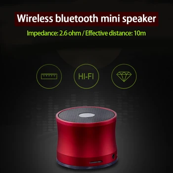 

KYYSLB 3W A109 Mini Wireless Bluetooth Speaker Mobile Phone Super Subwoofer Small Speaker Outdoor Portable 3D Speaker