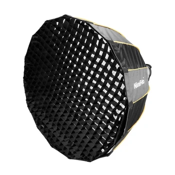 

NiceFoto LED-Φ90cm 35.4 INCHES Quick Set-up Folding Deep Parabolic Umbrella Softbox