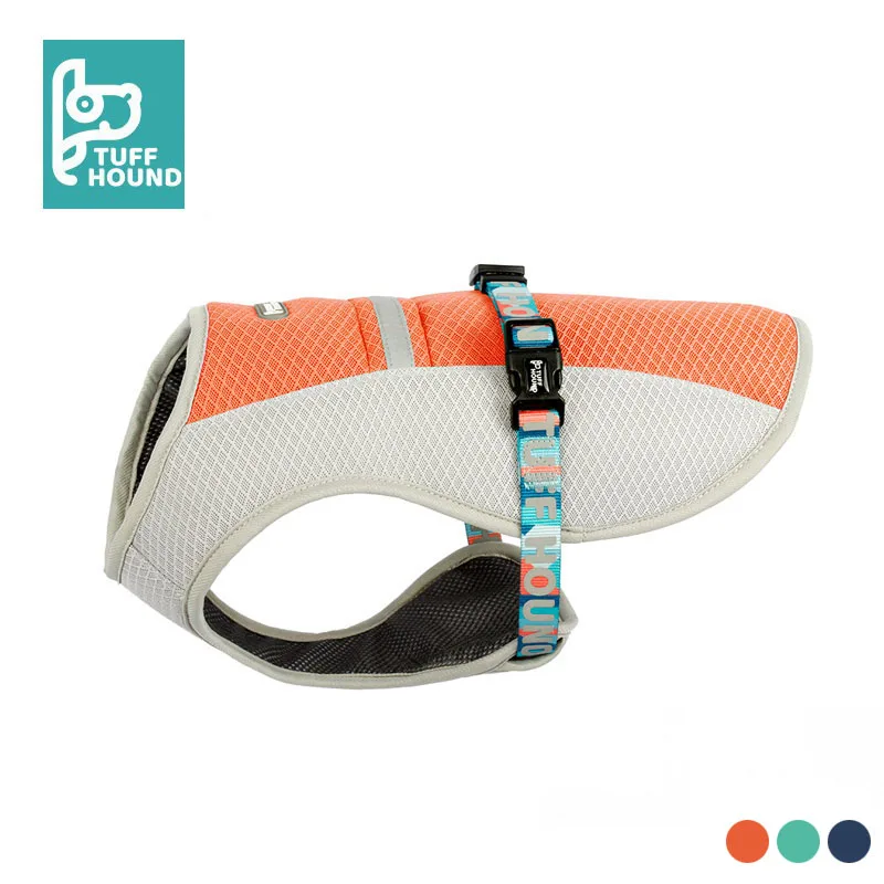 

TUFF HOUND Dog Vest Summer Cooling Harness Adjustable Pet Mesh Reflective Vest Coat Cooler Jacket Clothes Quick Release Pet Dog