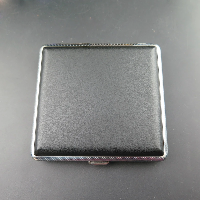 Leather Cigarette Case Hold Men's Gift Cigarette Box Business Men Cigar Case Gadget For Smoker Smoke Tools2