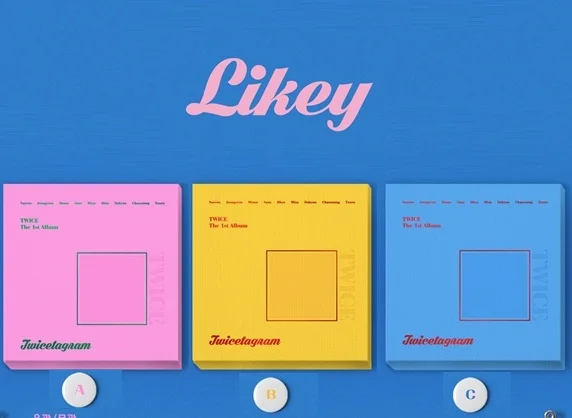 [MYKPOP]~ Официальный~ дважды: TWICETAGRAM CD, KPOP Fans коллекция SA19090305 - Цвет: ABC